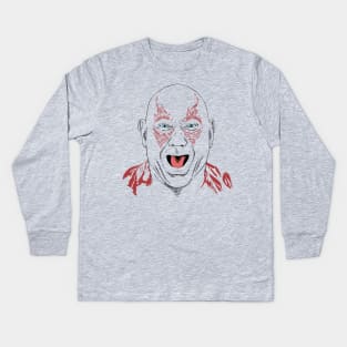 Drax the Destroyer Kids Long Sleeve T-Shirt